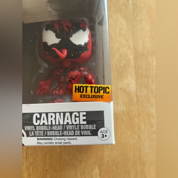 Funko Pop Marvel Carnage from Venom,Vinyl Figure,#99,New in Box,NWT - Picture 2 of 6